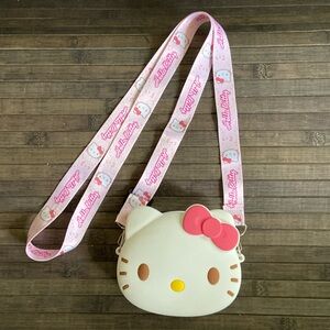 Hello Kitty Silica Gel Crossbody Coin Purse